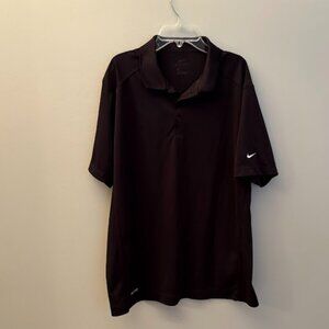 Nike Men's Dri-Fit Polo Shirt in Black Large